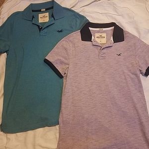Hollister men's polo shirts.